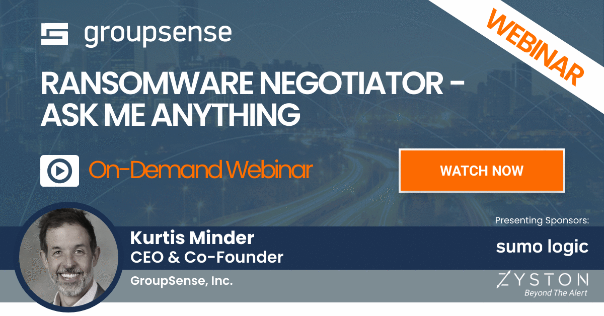 Webinar: Ransomware Negotiator - Ask Me Anything Exclusive